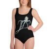 Youth Swimsuit Octopus Black. Octopus Collection