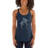 Racerback Tank Whaleshark Blue