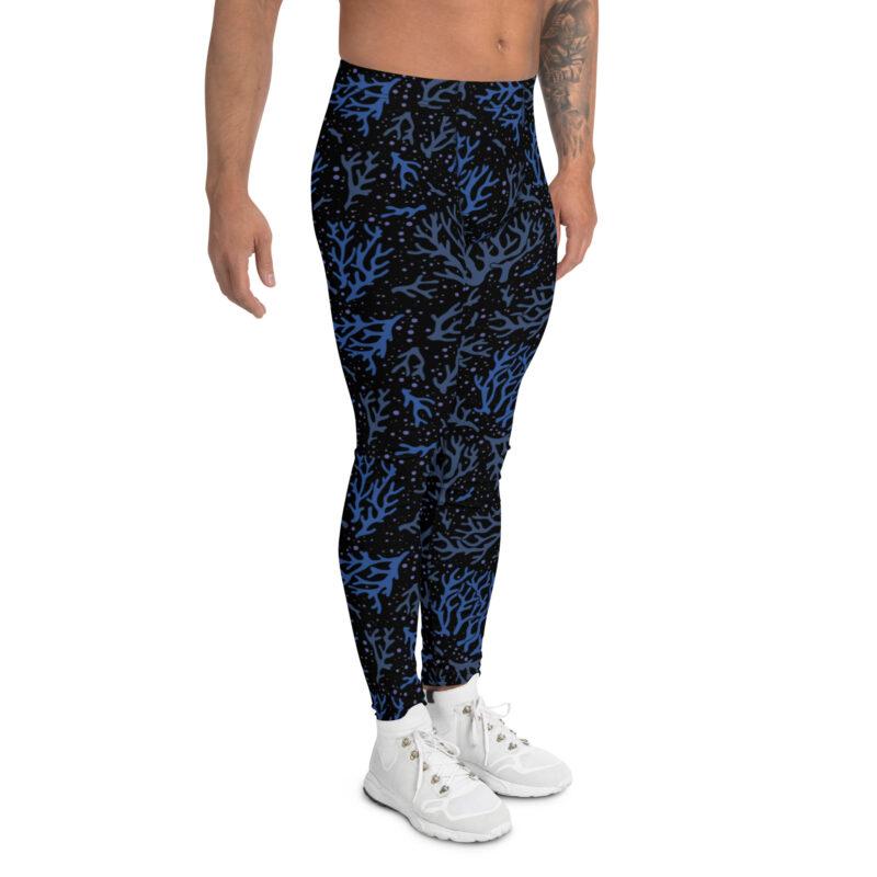 Coral Blue Leggings for men