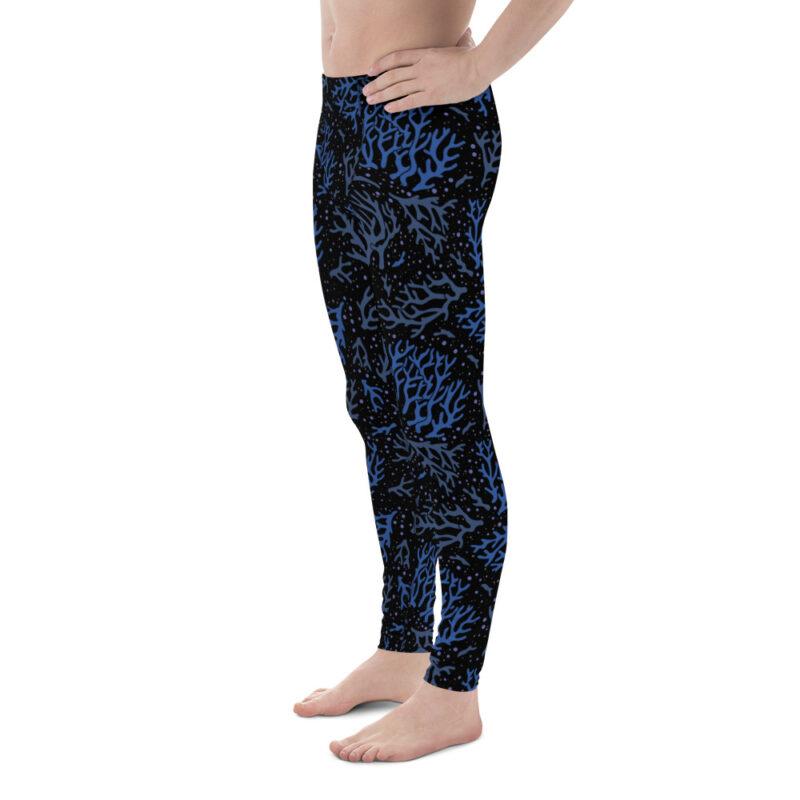 Coral Blue Leggings for men