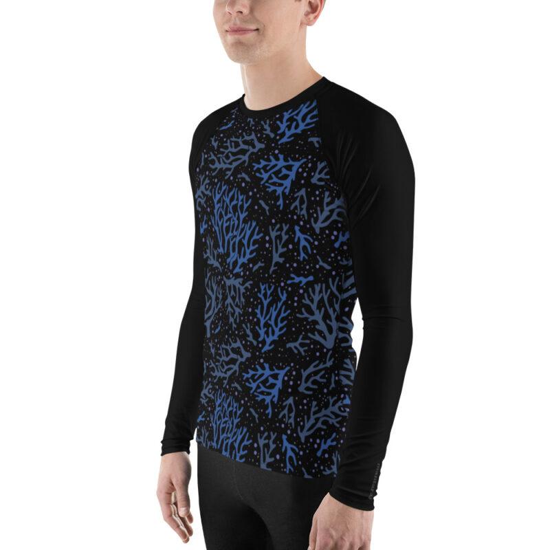 Rash guard coral for men