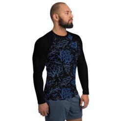 Rash guard coral for men