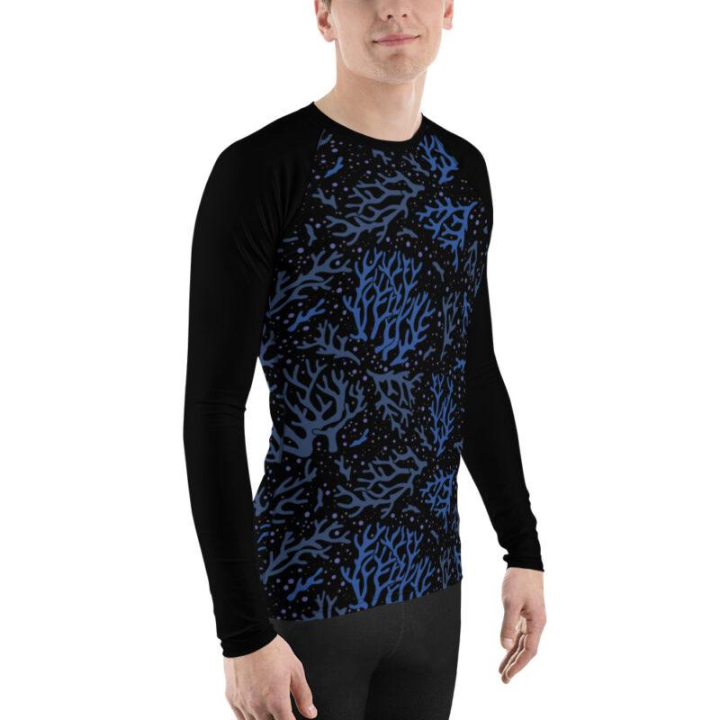 Rash guard coral for men