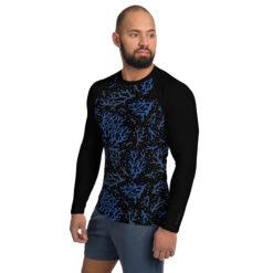 Rash guard coral for men