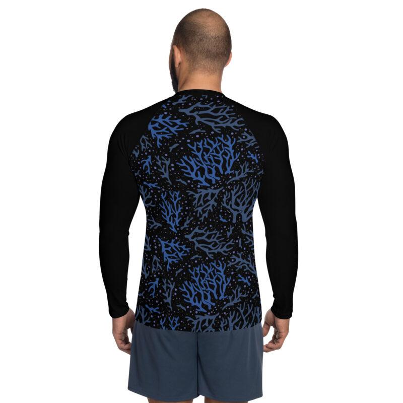 Rash guard coral for men