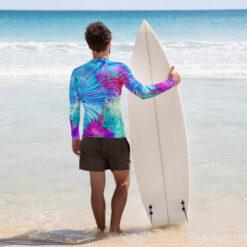 Scuba Rash Guards for men in beautiful vibrant colors from Mantaraj