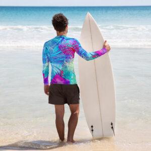 Scuba Rash Guards for men in beautiful vibrant colors from Mantaraj