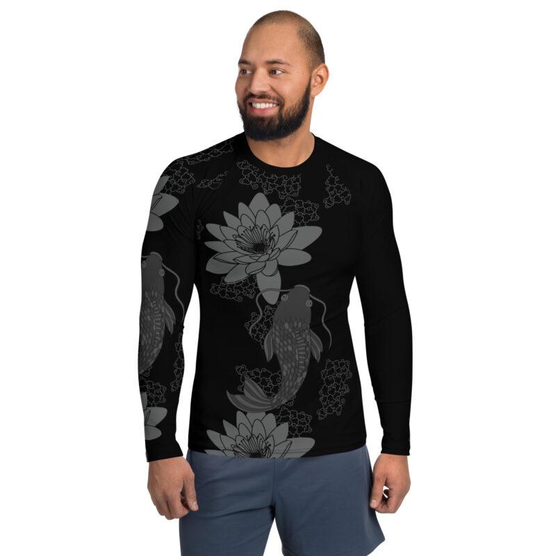 Water Lily Rash Guard for men