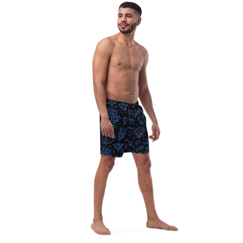 Recycled Coral swim boxers for scuba divers