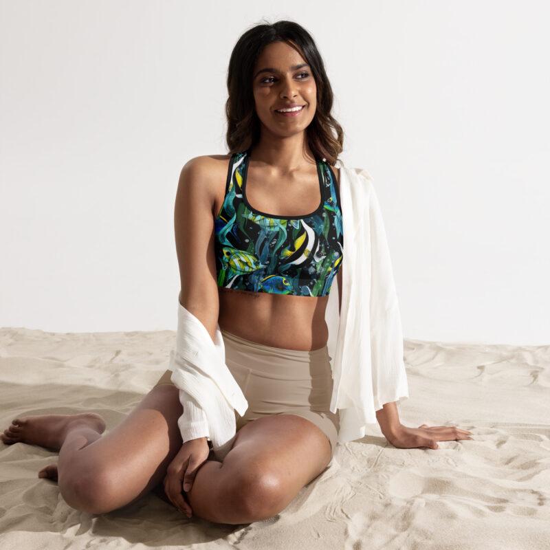 Ocean Whisper Padded Swim Bra - Image 10