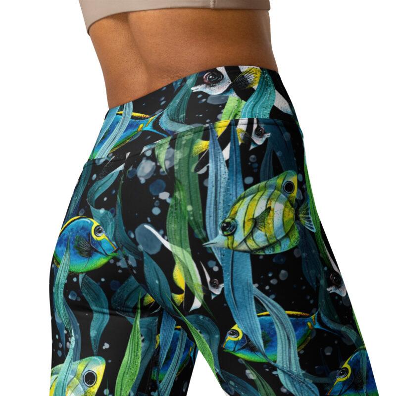 Ocean Whisper High-Waisted Leggings - Image 12