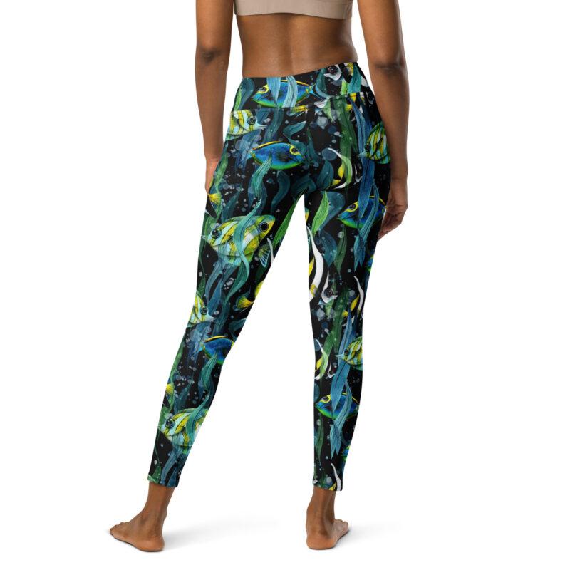 Ocean Whisper High-Waisted Leggings - Image 7