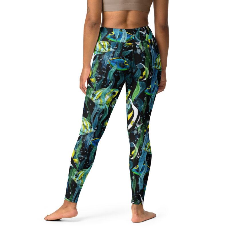 Ocean Whisper High-Waisted Leggings - Image 11