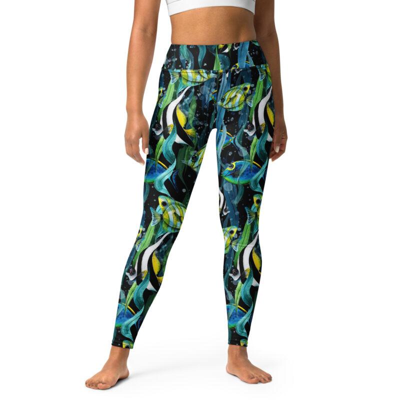 Ocean Whisper High-Waisted Leggings